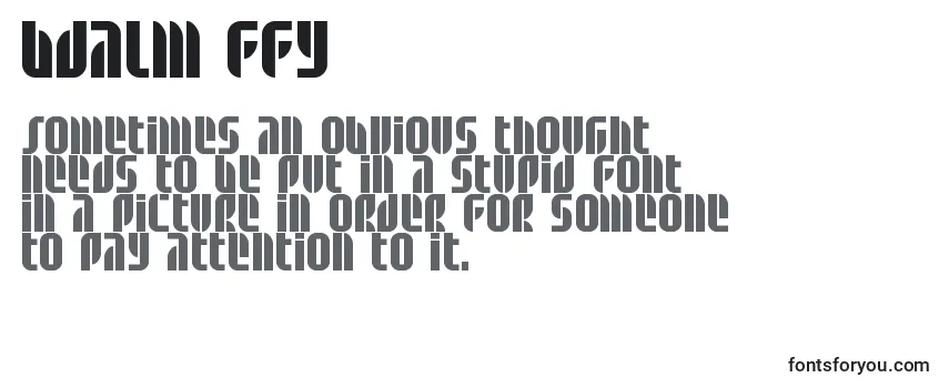 Bdalm ffy Font