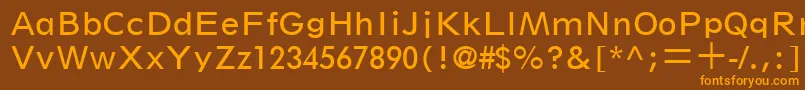 fuente SpartanLtBookClassified – Fuentes Naranjas Sobre Fondo Marrón
