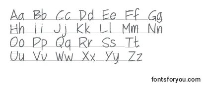 Pwschoolscript Font