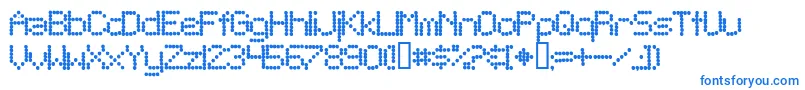 TelegraphicBold-Schriftart – Blaue Schriften