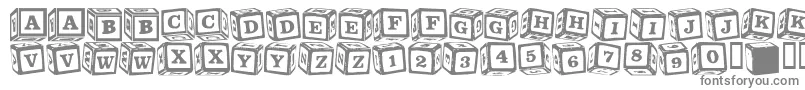 Fonte LmsLancesLetterBlocks – fontes cinzentas