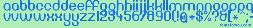 fuente Df66c – Fuentes Azules Sobre Fondo Verde