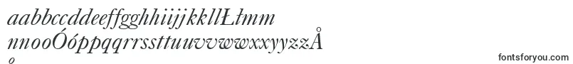 Caslon540ItalicOldstyleFigures Font – Polish Fonts
