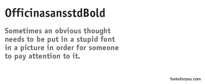 OfficinasansstdBold Font