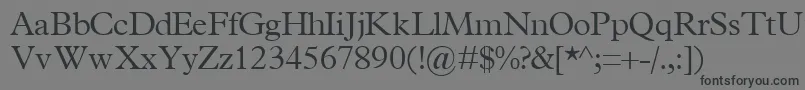 Weitere Informationen zur TerminuslightsskRegular-Schriftart TerminuslightsskRegular-Schriftart – Schwarze Schriften auf grauem Hintergrund