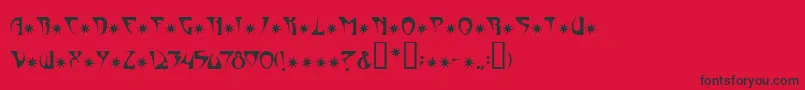 fuente Newveau – Fuentes Negras Sobre Fondo Rojo