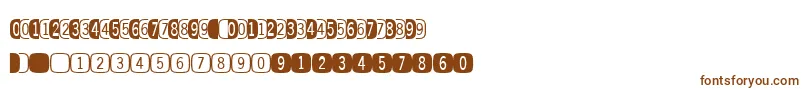 Digitsandpairsa Font – Brown Fonts