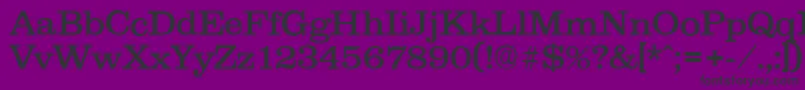 Clareserial Font – Black Fonts on Purple Background