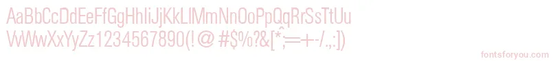 AgentclightNormal Font – Pink Fonts on White Background