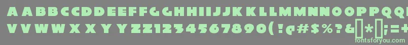 XylitolFront Font – Green Fonts on Gray Background