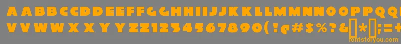 XylitolFront Font – Orange Fonts on Gray Background