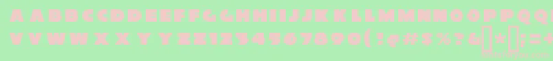 XylitolFront Font – Pink Fonts on Green Background