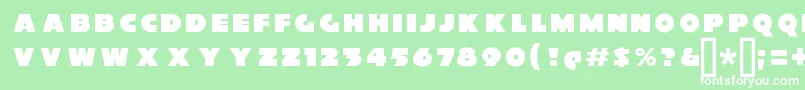 XylitolFront Font – White Fonts on Green Background