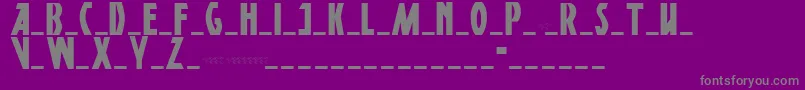 fuente Dsposterpen – Fuentes Grises Sobre Fondo Morado