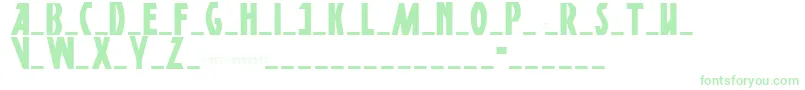 Dsposterpen-fontti – vihreät fontit