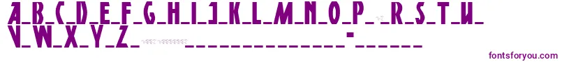 Dsposterpen-Schriftart – Violette Schriften