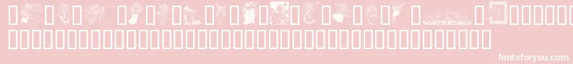 GeAngelsIi Font – White Fonts on Pink Background