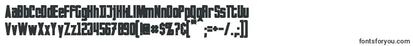 Czcionka InvadersBold – rosta typografia