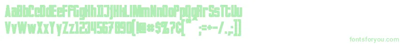 Police InvadersBold – polices vertes