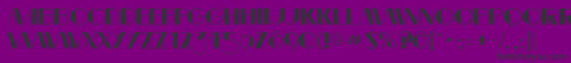 MarqueemieuxRegular Font – Black Fonts on Purple Background