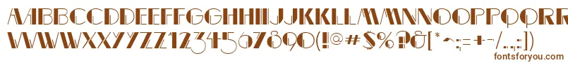 MarqueemieuxRegular Font – Brown Fonts on White Background