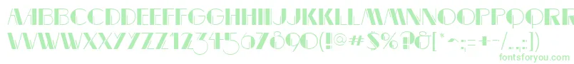 MarqueemieuxRegular Font – Green Fonts on White Background