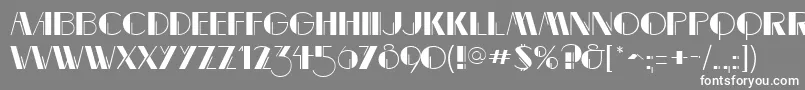 MarqueemieuxRegular Font – White Fonts on Gray Background