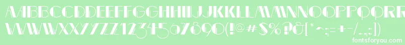 MarqueemieuxRegular Font – White Fonts on Green Background