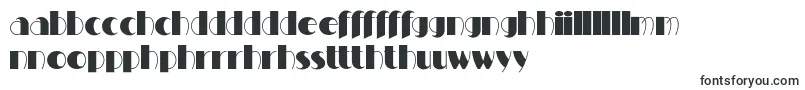 Шрифт Miltonburlesque – валлийские шрифты