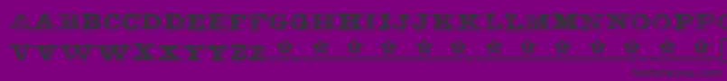 Botassujas Font – Black Fonts on Purple Background