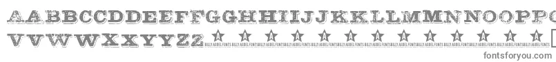 Botassujas-Schriftart – Graue Schriften