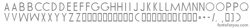AfTommyHilfiger-fontti – harmaat kirjasimet valkoisella taustalla