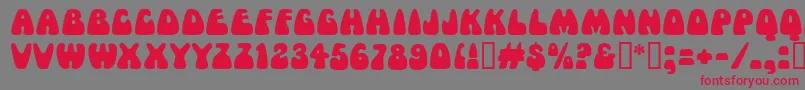 More about MamaMf Font MamaMf Font – Red Fonts on Gray Background