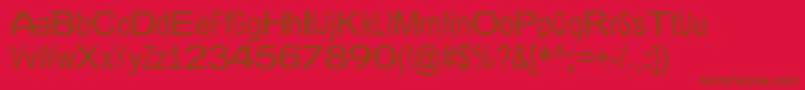 JuliasoftSpecialFontW Font – Brown Fonts on Red Background