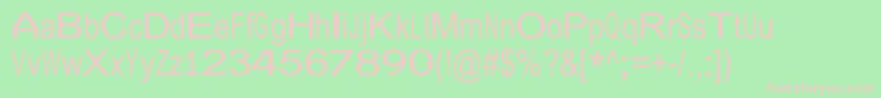 JuliasoftSpecialFontW Font – Pink Fonts on Green Background