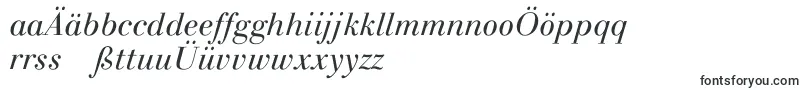 Шрифт LinotypegianottenLightitalic – немецкие шрифты