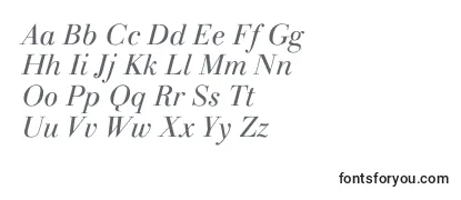 LinotypegianottenLightitalic Font