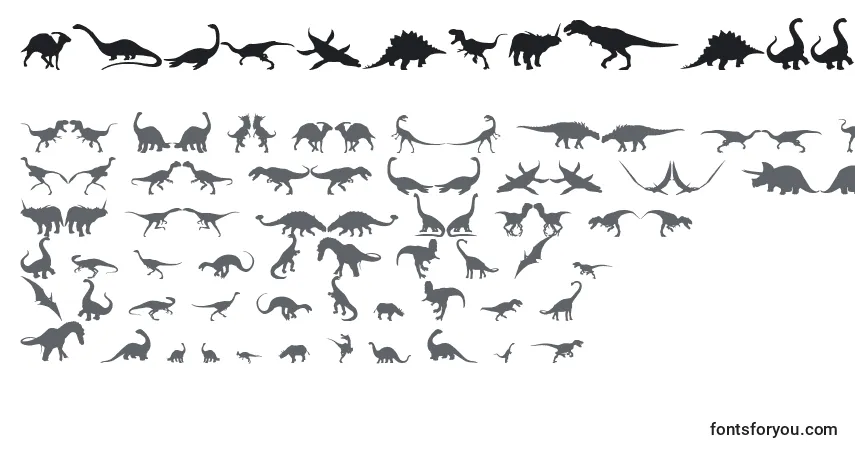 Dingosaurs11-fontti – aakkoset, numerot, erikoismerkit