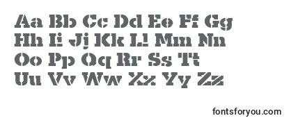 Review of the KaineStencil Font