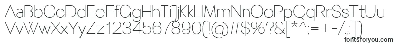 VillerayThin-fontti – mainosfontit