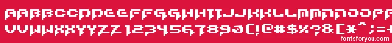 RunstopRestore Font – White Fonts on Red Background