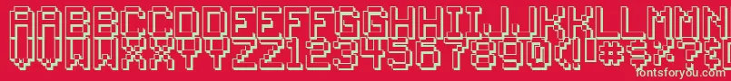 More about Backto1982 Font Backto1982 Font – Green Fonts on Red Background