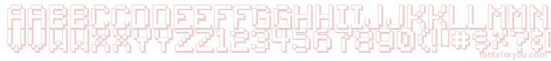 Backto1982 Font – Pink Fonts on White Background