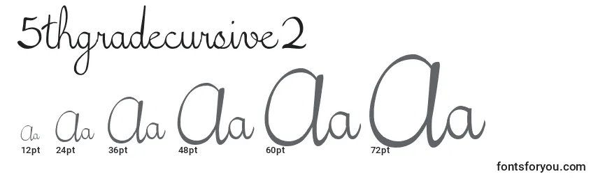 5thgradecursive2 Font Sizes