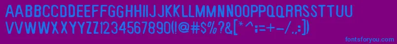 More about Keybp Font Keybp Font – Blue Fonts on Purple Background