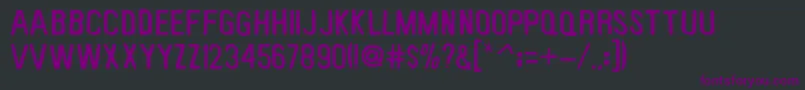 Keybp Font – Purple Fonts on Black Background