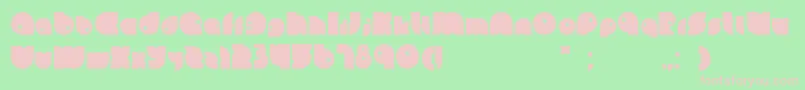 Leinbold Font – Pink Fonts on Green Background