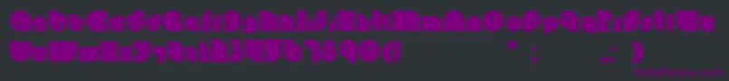 Leinbold Font – Purple Fonts on Black Background