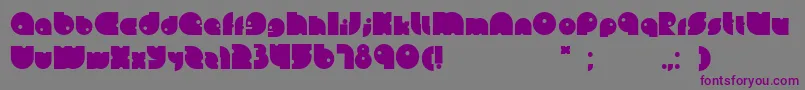 Leinbold Font – Purple Fonts on Gray Background