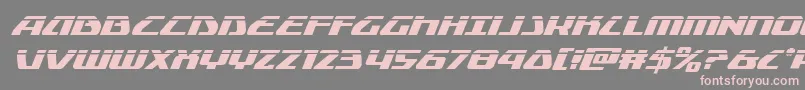 More about Globaldynamicslaserital Font Globaldynamicslaserital Font – Pink Fonts on Gray Background